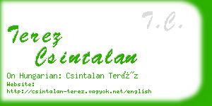 terez csintalan business card